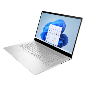 HP Envy 17T-CR000, 1.7 GHz Core i7-1255U, 10-core CPU, 4.7 GHz Turbo, 16GB DDR4-3200, Nvidia GeForce RTX 2050 4GB Graphics, 1TB NVMe SSD, 17.3" IPS 1920 x 1080 Touchscreen, Backlit Keyboard, B & O Audio, Windows 11 Home - In Stock @Price in Nairobi